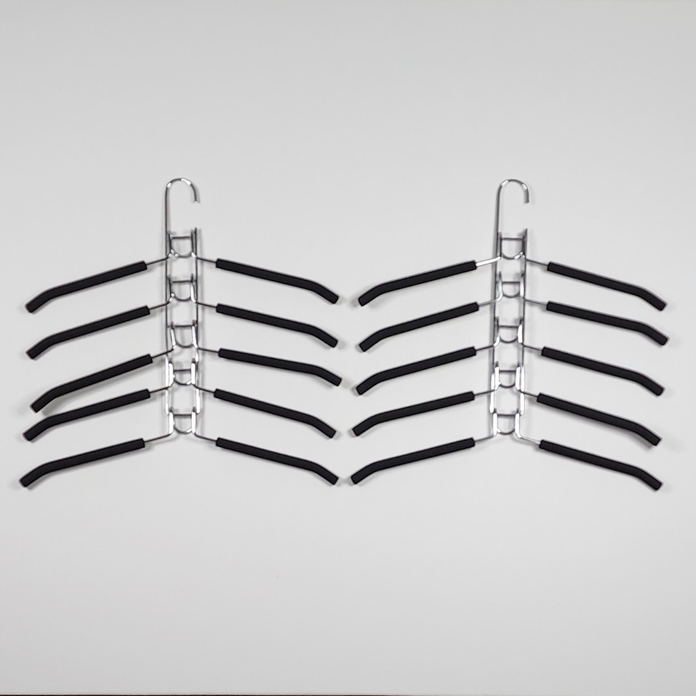Shirt Hanger 5 Tier Non Slip Organizer Set of 2
